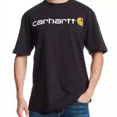 Carhartt Classic Script Logo T-Shirt Black