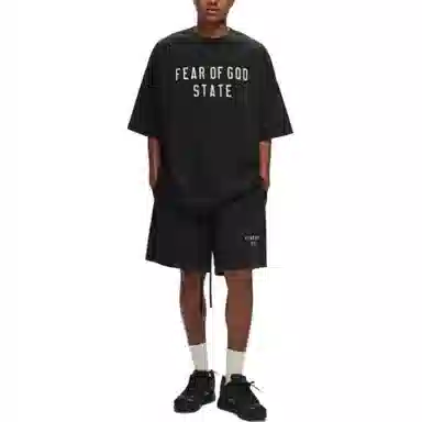 Fear of God Essentials Heavy Crewneck Tee Black