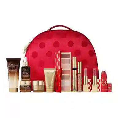 雅诗兰黛 魅力眼影盘唇膏彩妆套装 舒缓,保湿 十二件套