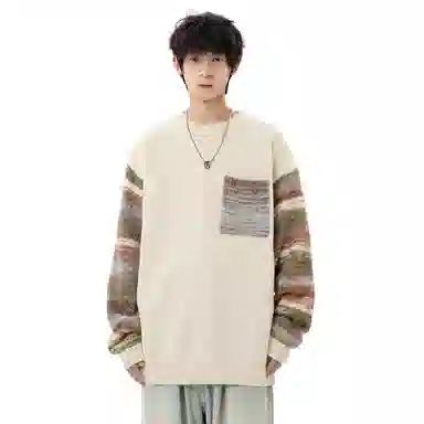 马员外 潮流秋冬季情侣款针织衫 男女同款