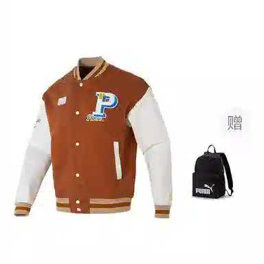 PUMA Colorblock Letter Jacket