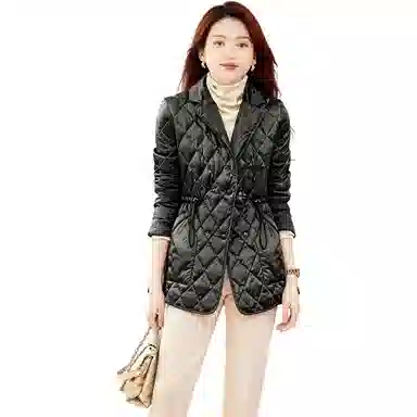 【dme】 纯色优雅气质时尚收腰高级感羽绒服 女款