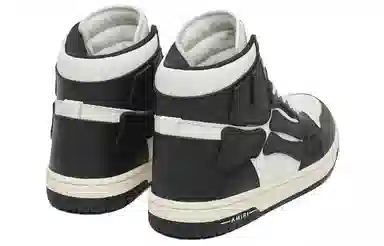 AMIRI Skel-Toe Hi Black White