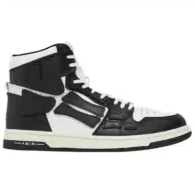 AMIRI Skel-Toe Hi Black White