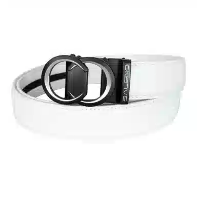BALENO Leather Double Ring Belt