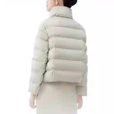 波司登 纯色盘扣立领透气羽绒服 女款