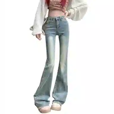 北极绒 简约舒适时尚牛仔裤 女款