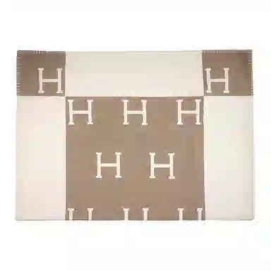 HERMES Avalon baby blanket