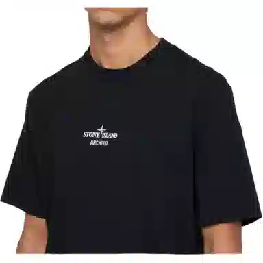 Stone Island Letter Print T-Shirt