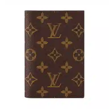 Louis Vuitton Canvas Passport Holder Brown