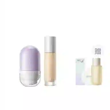 柳丝木 妆前打底 彩妆套装 奶油肌提亮肤色遮瑕 变色隔离霜+卸妆油+补水喷雾