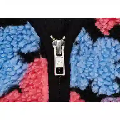 PALACE SS22 Shearling Cardigan Multi