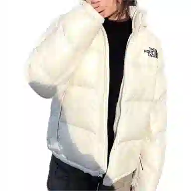 The North Face Nuptse Cream