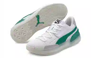 PUMA Clyde Hardwood White Green