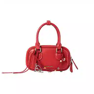 AMAZING SONG Mahjong Bag Cream Yellow/Dark Chocolate