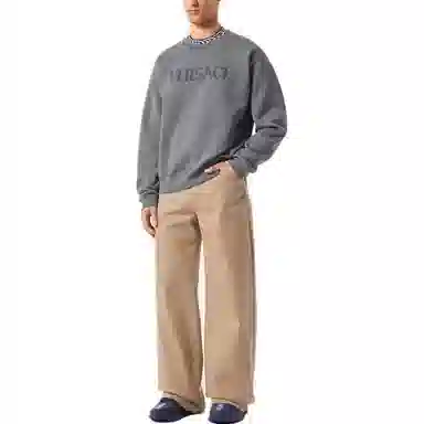Versace Logo Crewneck Sweatshirt