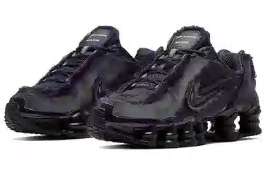 CDG x Nike Shox TL Triple Black