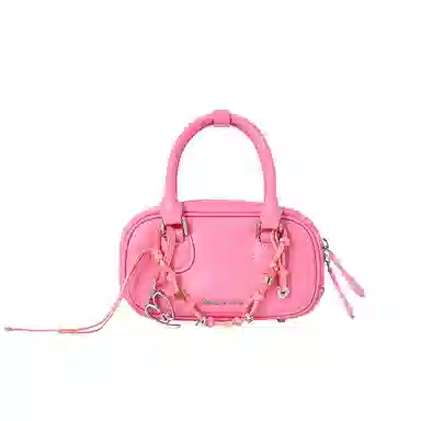 AMAZING SONG Mahjong Bag Cream Yellow/Dark Chocolate