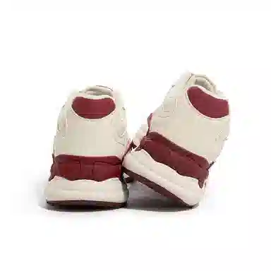 Babaduck Retro Dad Shoes White Wine Red