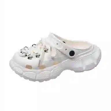 小鹿米利 流行时尚 防滑包头拖鞋 女