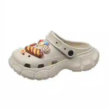 小鹿米利 休闲时尚百搭 防滑包头拖鞋 女