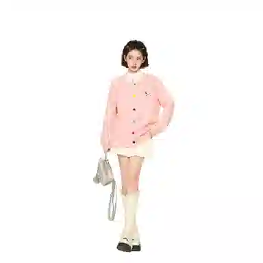 柏黛妃 腊肠狗加厚外穿长袖针织衫 女款