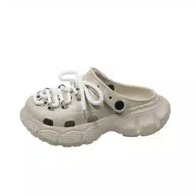 小鹿米利 流行时尚 防滑包头拖鞋 女