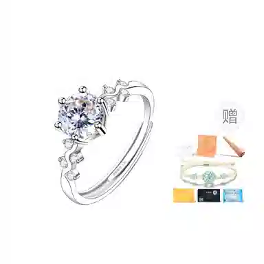 Oriental Beauty 1 Carat Moissanite Ring S925 Silver