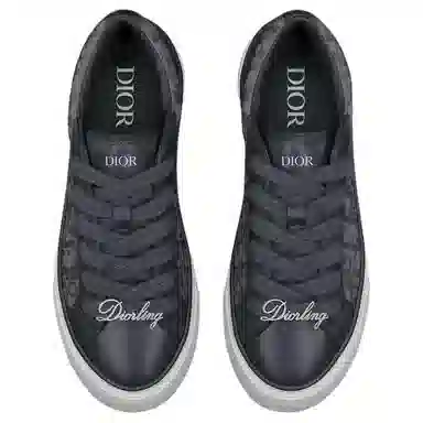 DIOR B33 Spin Embossed Low Sneakers Gray Limited Edition