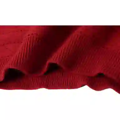 曲韩 圆领立体花朵百搭毛衣 女款