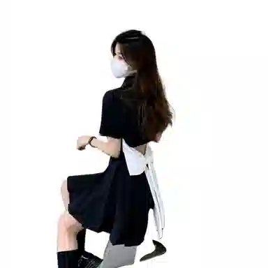 北极绒 舒适时尚潮流短袖连衣裙 女款