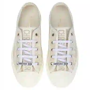 DIOR Walk'n'Dior Low Top Sneakers White Platinum