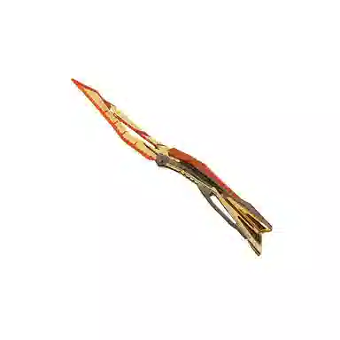 半粒 炽芒蝶刃蝴蝶刀 金属武器 成品模型