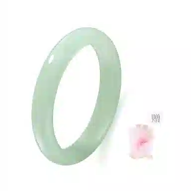 【纯净能量I赠转运手机贴】 老凤祥 东陵美玉 青杉黛绿国风经典江南 润透青提情湖水正圈镯 百搭高级感轻奢精致风天然 东陵玉 手镯 女款