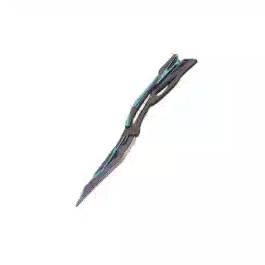 半粒 炽芒蝶刃蝴蝶刀 金属武器 成品模型