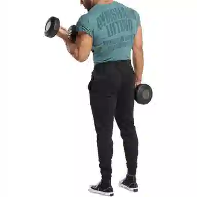 GYMSHARK Lifting Crewneck T-Shirt Denim Blue