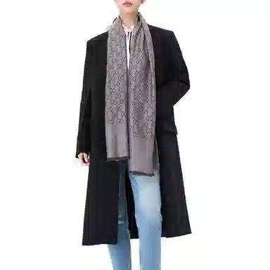 Gucci Wool Fringe Scarf