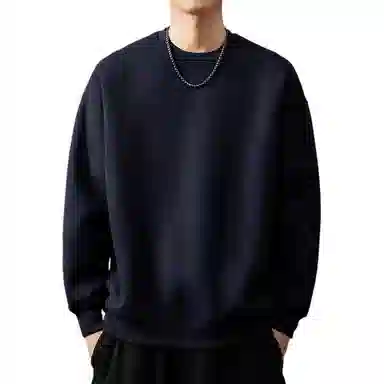 贵色 重磅简约基础款纯色卫衣 男款