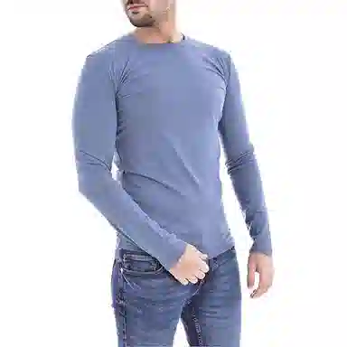 Emporio Armani Logo Crewneck Long Sleeve Tee