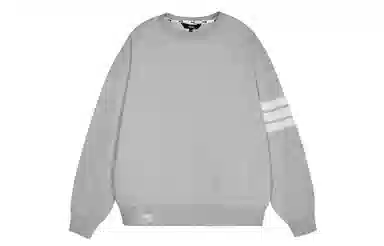 SSUR PLUS x ICONSLAB Striped Crewneck Sweatshirt