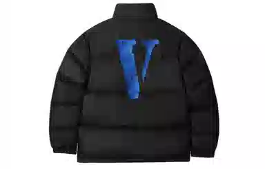 VLONE Classic Logo Down Jacket Black Silver