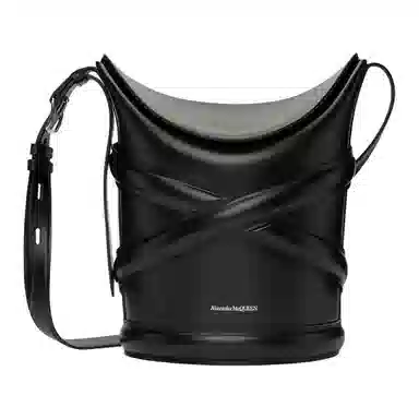 Alexander McQueen The Curve Bag Black