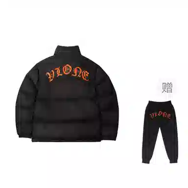 VLONE Gothic Embroidery Puffer Jacket