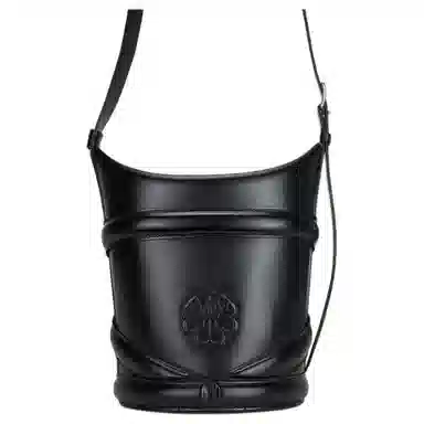 Alexander McQueen The Curve Bag Black