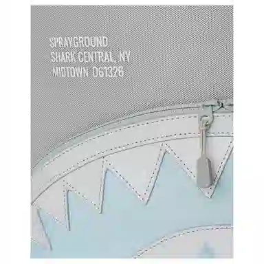 Sprayground Shark Logo Backpack Grey