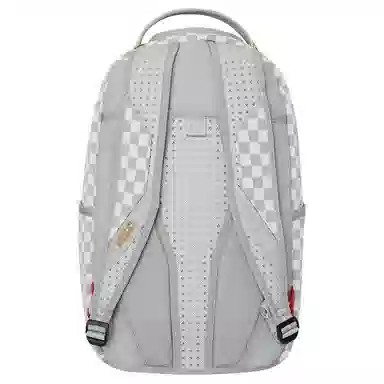 Sprayground Shark Logo Checkered Backpack