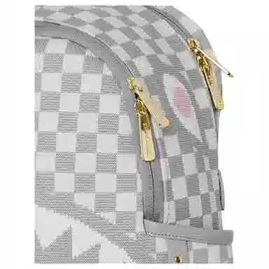 Sprayground Shark Mouth Checkered Backpack