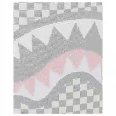 Sprayground Shark Logo Checkered Backpack