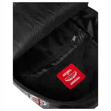 Sprayground PVC Backpack Black Red