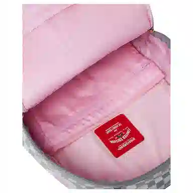 Sprayground Shark Logo Checkered Backpack